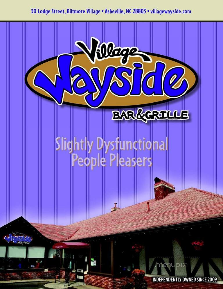 Village Wayside Bar & Grille - Asheville, NC menu_pic