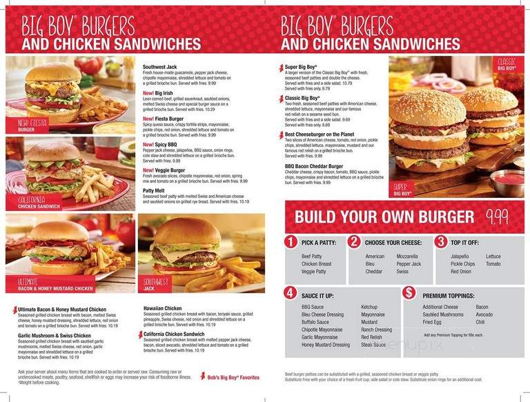 Bobs Big Boy Broiler - Downey, CA menu_pic