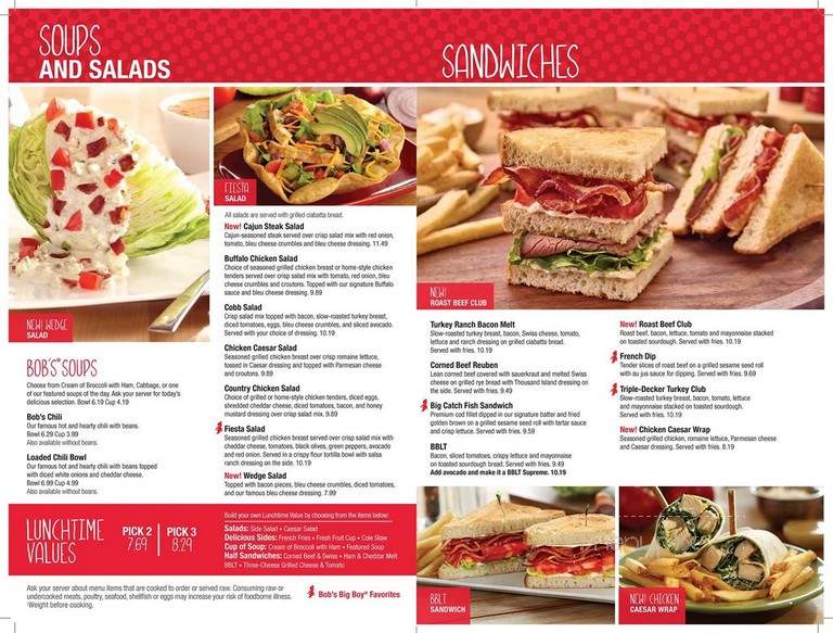 Bobs Big Boy Broiler - Downey, CA menu_pic
