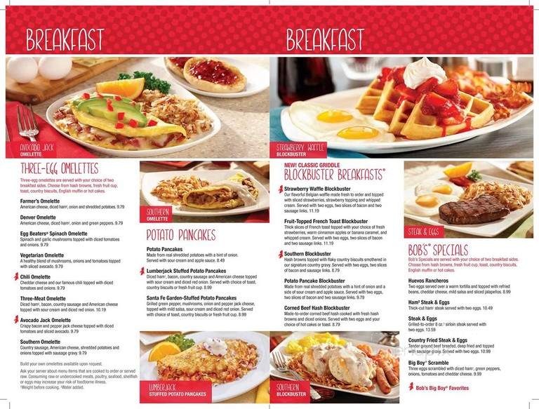 Bobs Big Boy Broiler - Downey, CA menu_pic