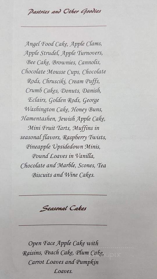 Holmesburg Bakery - Philadelphia, PA menu_pic