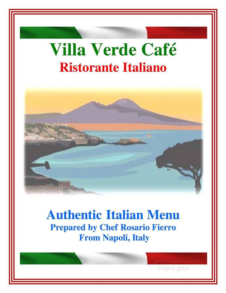 Villa VerdeCafe - Spring Hill, FL menu_pic