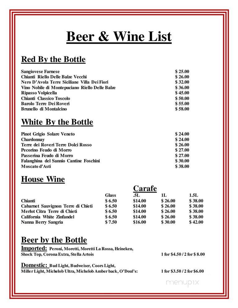 Villa VerdeCafe - Spring Hill, FL menu_pic