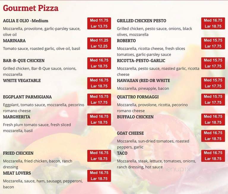 Spatola's Pizza - Doylestown, PA menu_pic