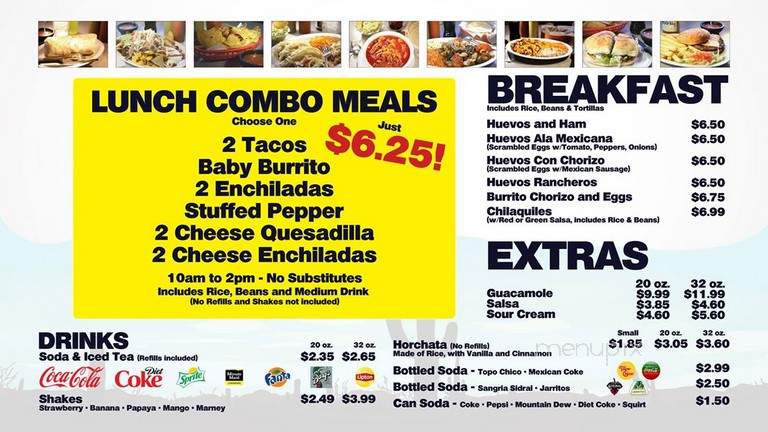 Los Burritos Mexicanos - Lombard, IL menu_pic