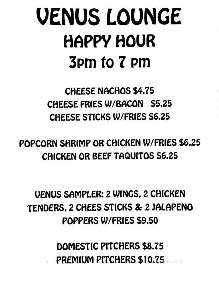Venus - Stanton, CA menu_pic