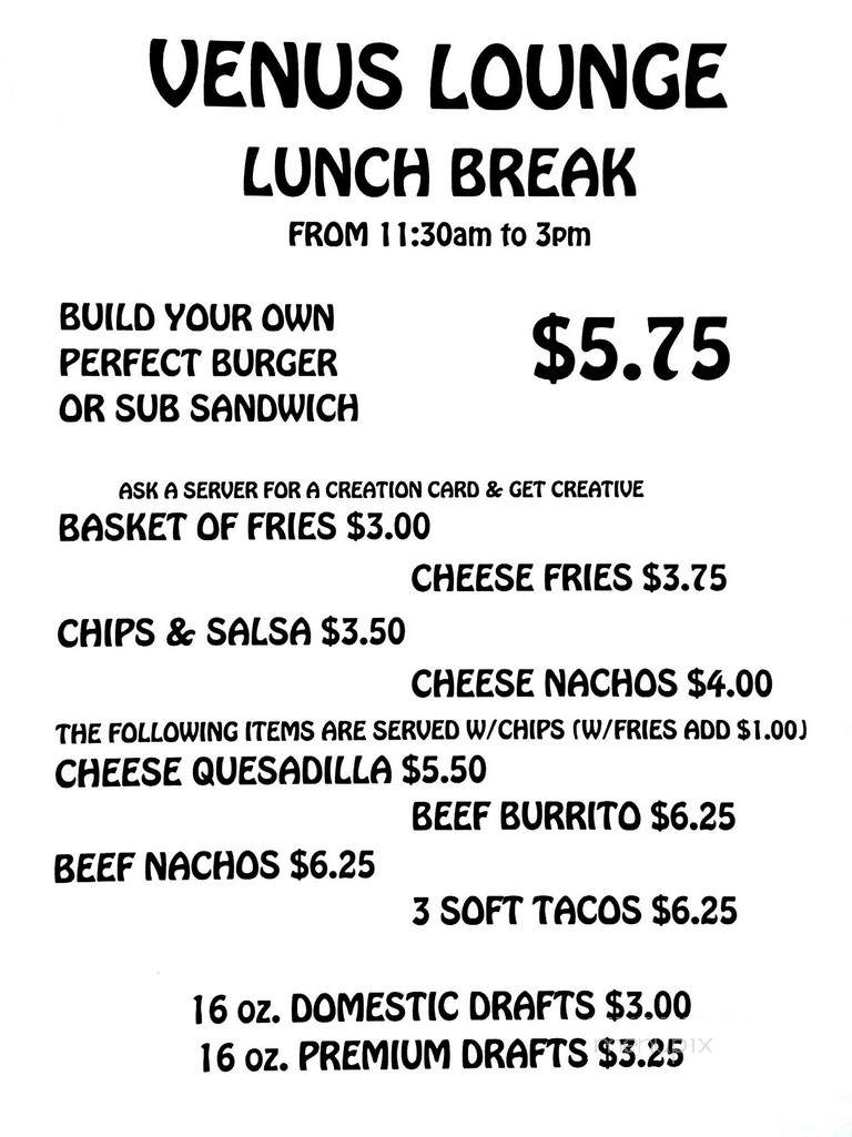 Venus - Stanton, CA menu_pic