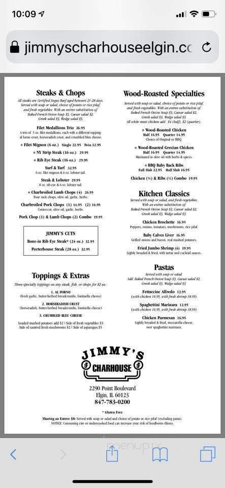 Jimmy's Charhouse - Elgin, IL