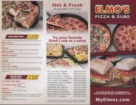 Lassus Handy Dandy - Fort Wayne, IN menu_pic