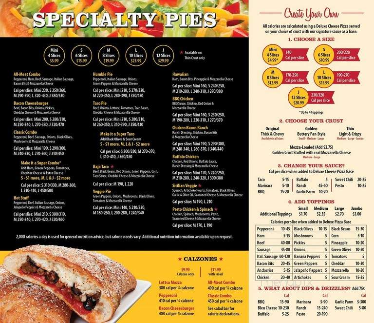 Godfather Pizza - Wichita, KS menu_pic