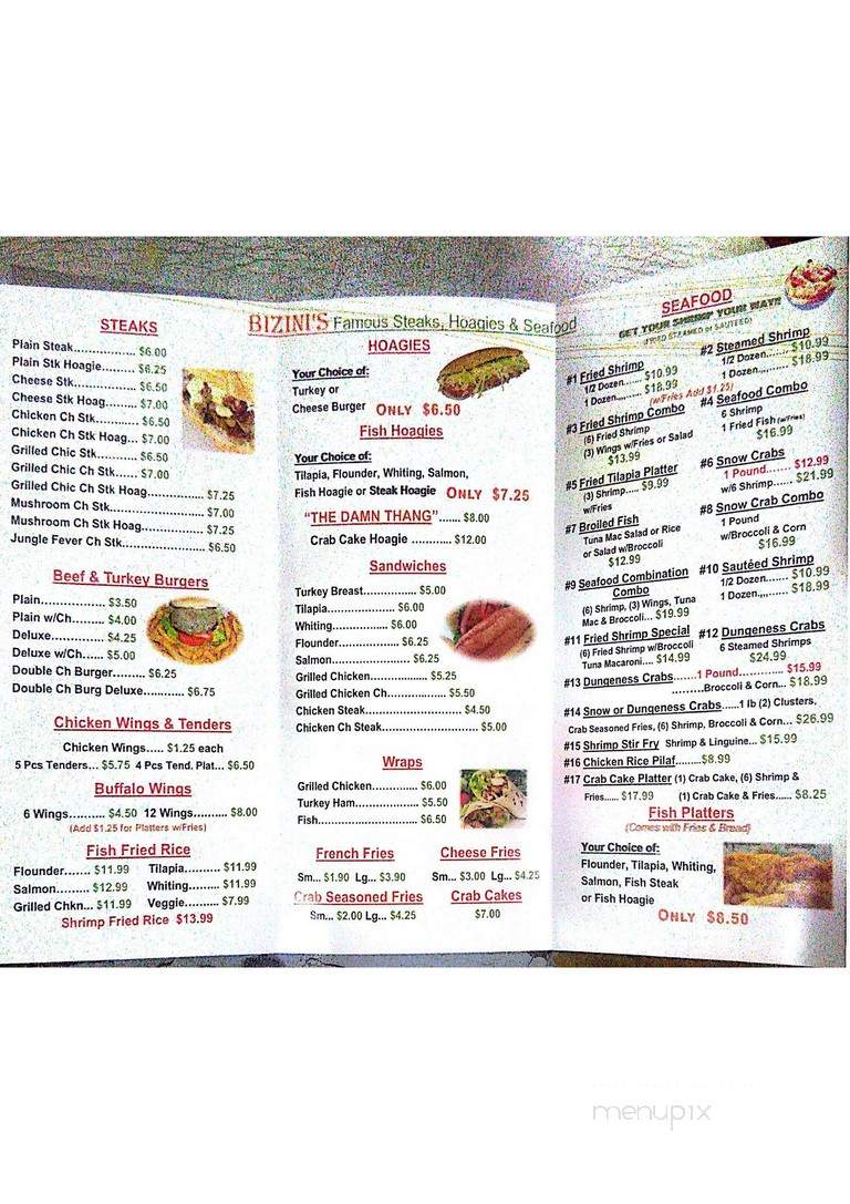 Bizinis - Philadelphia, PA menu_pic