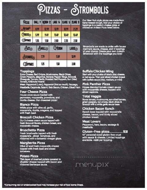 Corner Restaurant - Smethport, PA menu_pic