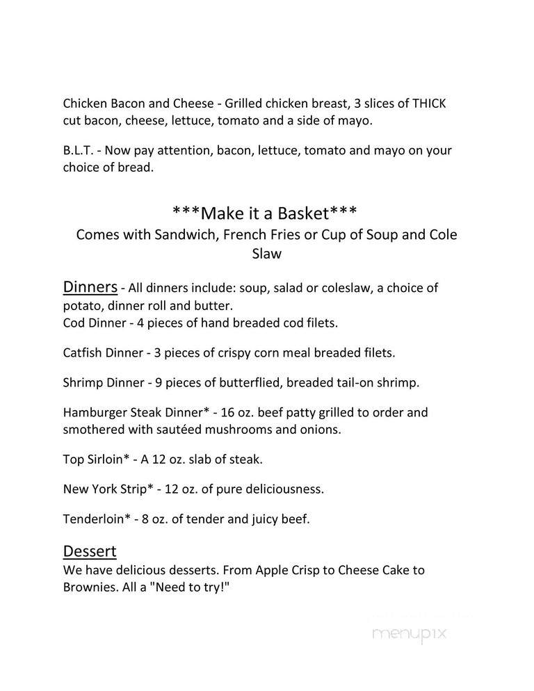 Brothers Three Bar & Grill - Madison, WI menu_pic
