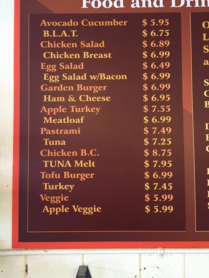 Health & Diet Cafe - Salinas, CA menu_pic