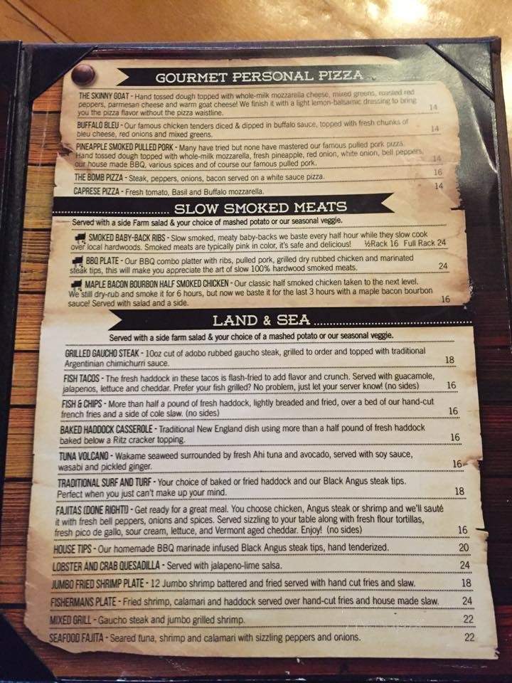 The Farm - Essex, MA menu_pic