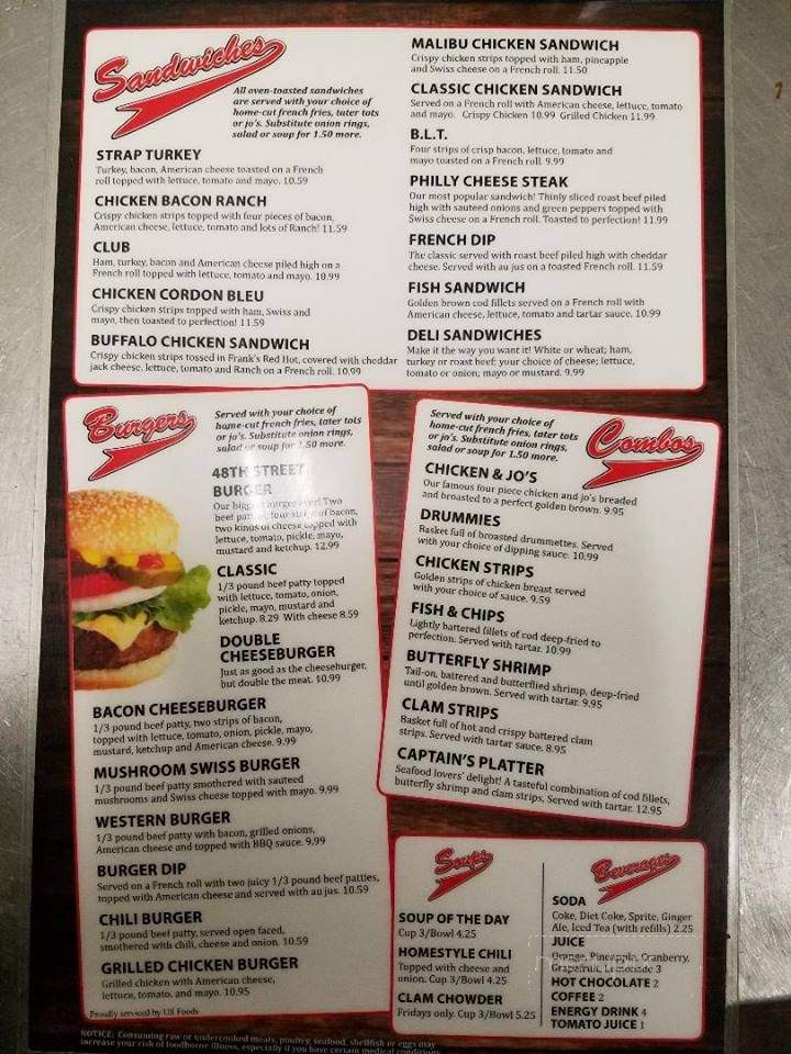 48th Street Pub & Grill - Tacoma, WA menu_pic