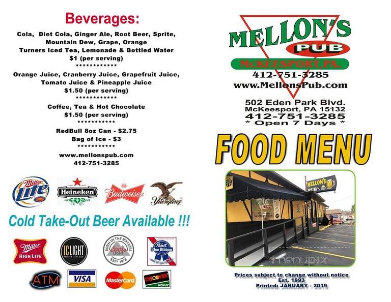 Mellon's Pub - McKeesport, PA