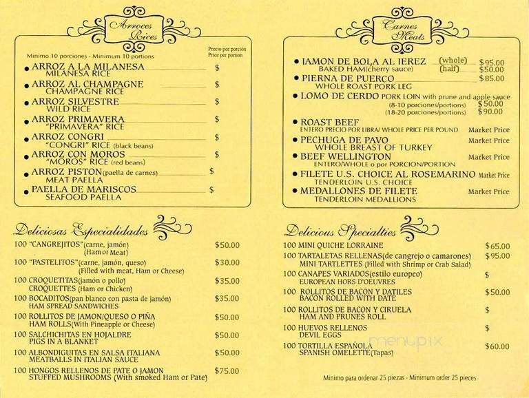 Roma Bakery - Coral Gables, FL menu_pic