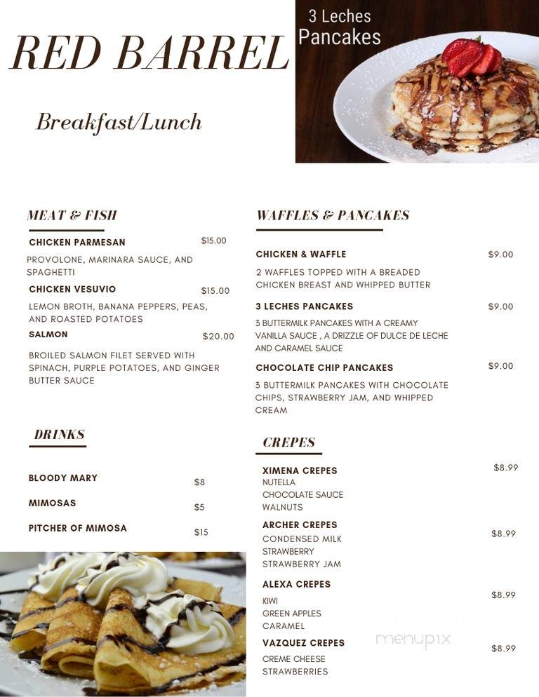 Red Line Tap - Chicago, IL menu_pic