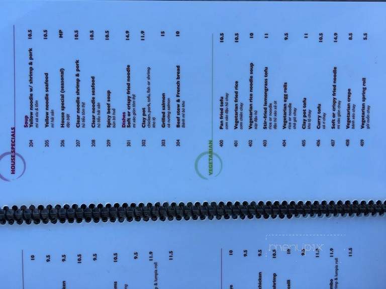 Pho Tre Bien Express - El Paso, TX menu_pic