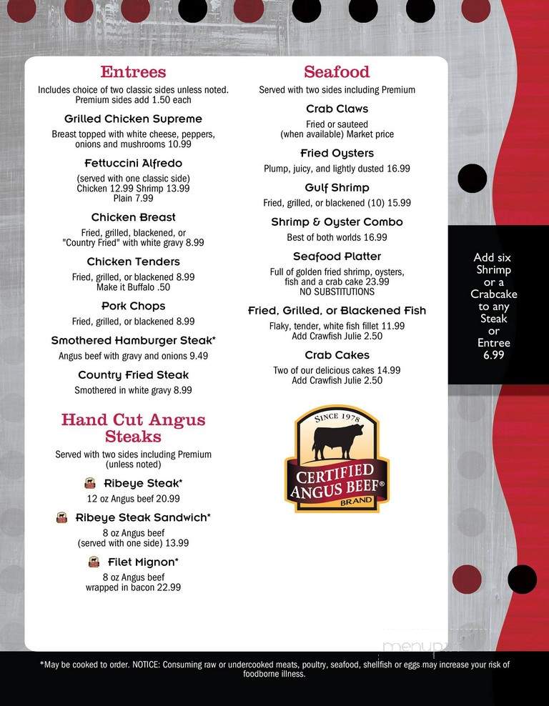 Judymenu's Place - Mobile, AL menu_pic