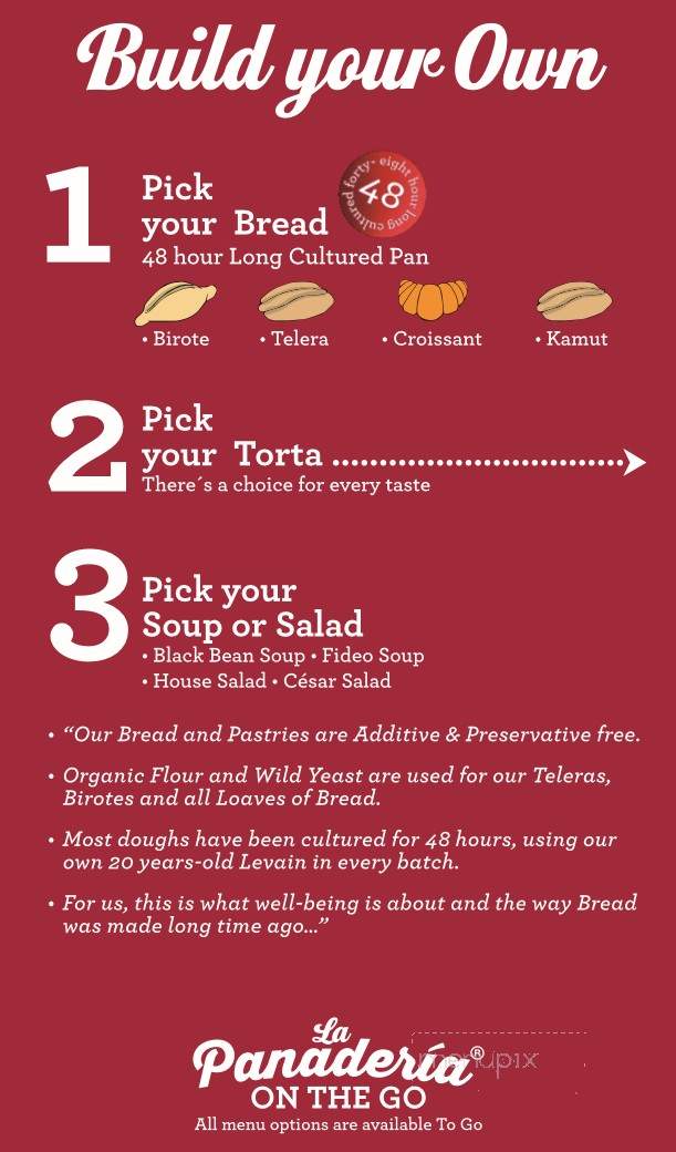Panderia la Unica - San Antonio, TX menu_pic