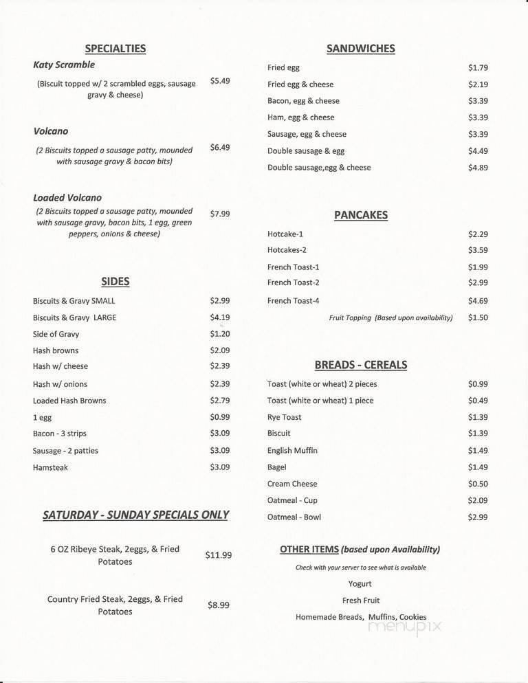 Dutzow Deli & Grill - Marthasville, MO menu_pic
