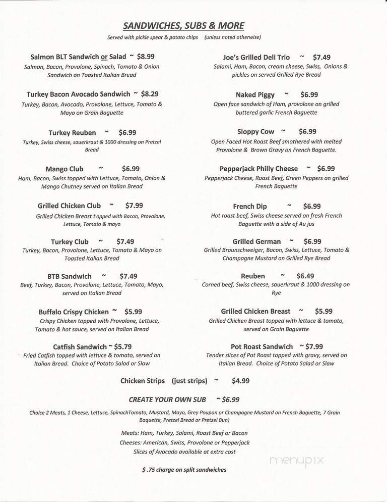 Dutzow Deli & Grill - Marthasville, MO menu_pic