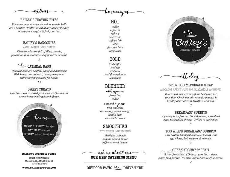 Bailey's - Quincy, IL menu_pic