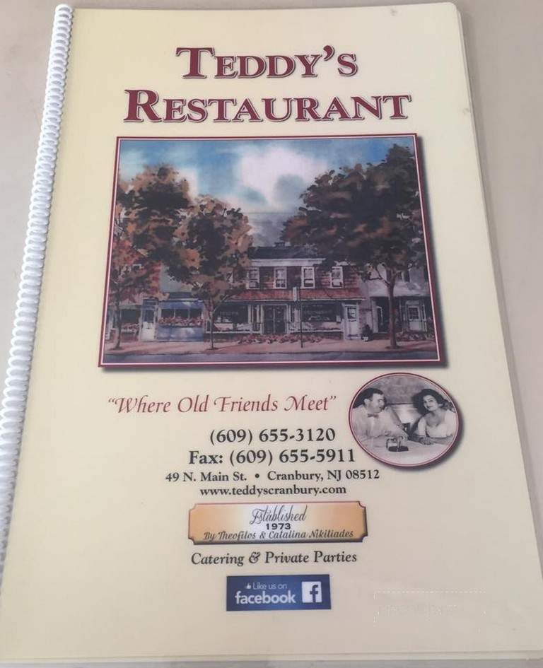 Teddy's Luncheonette - Philadelphia, PA menu_pic