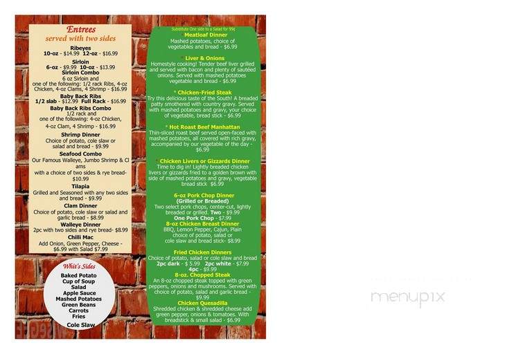 Whit's End 51 - Macon, IL menu_pic