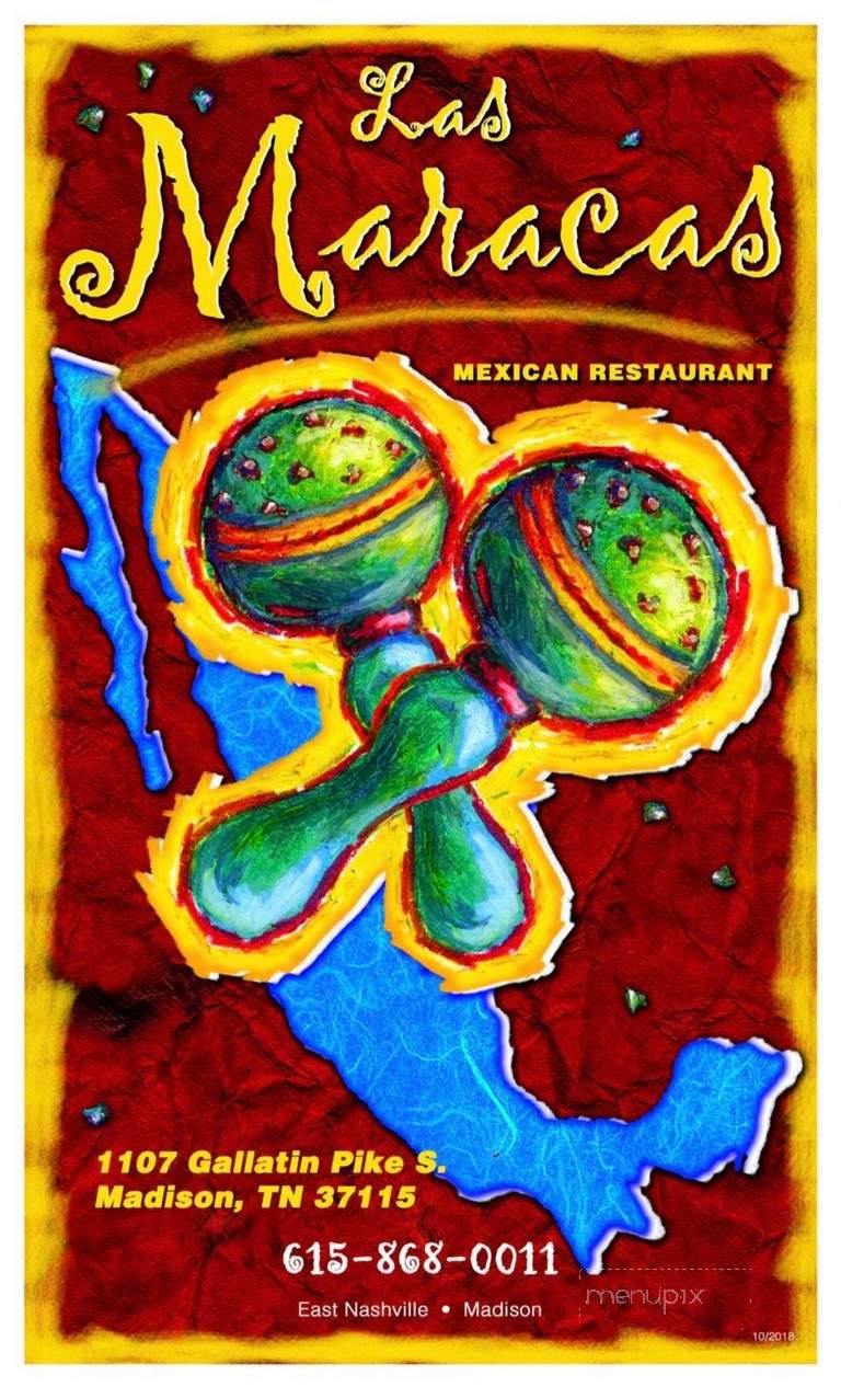 Las Maracas - Madison, TN menu_pic