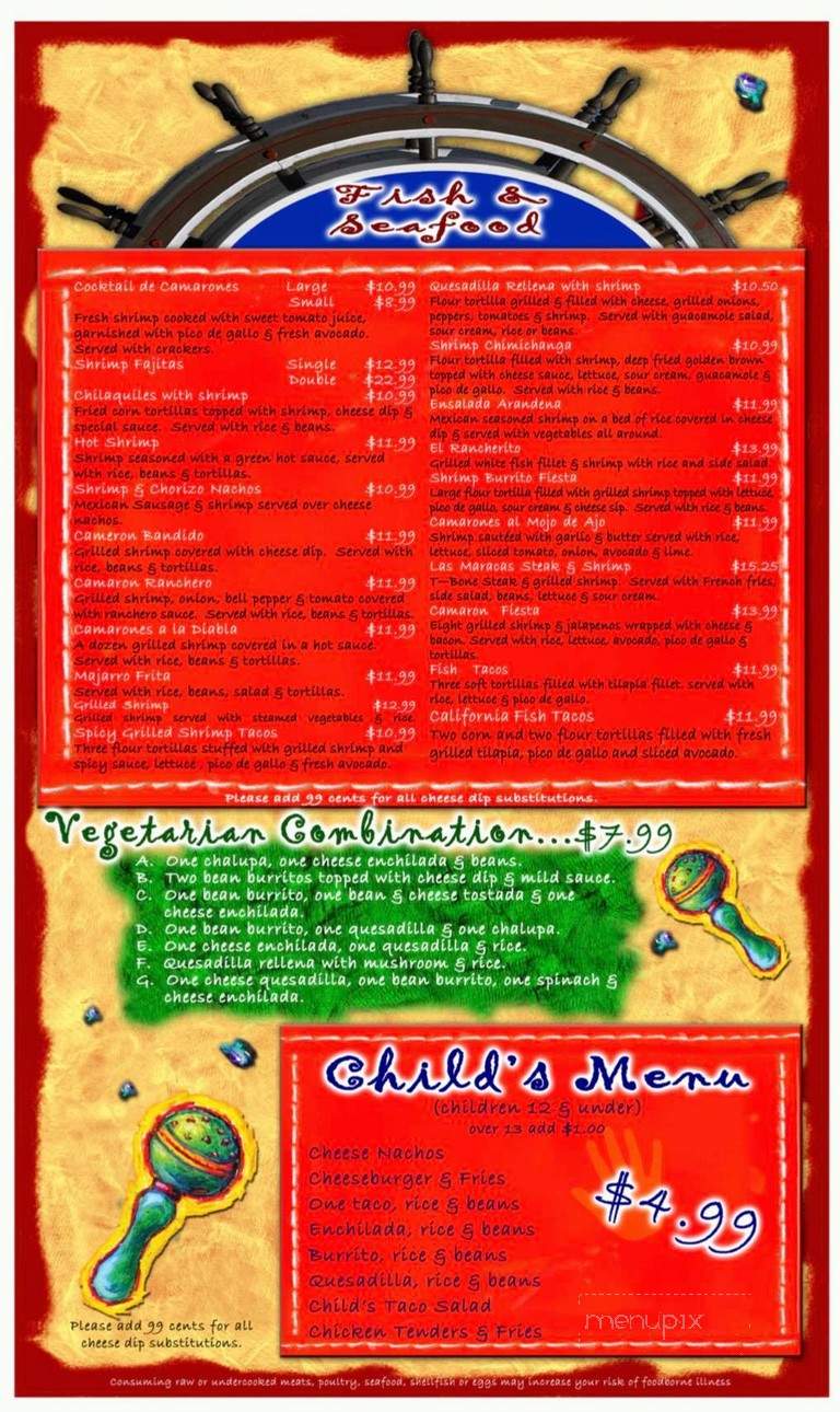 Las Maracas - Madison, TN menu_pic