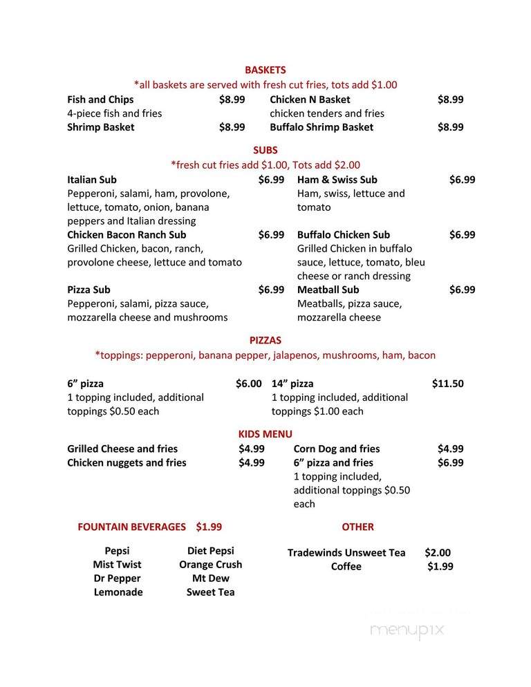 Freddie's Inn - Saint Louisville, OH menu_pic