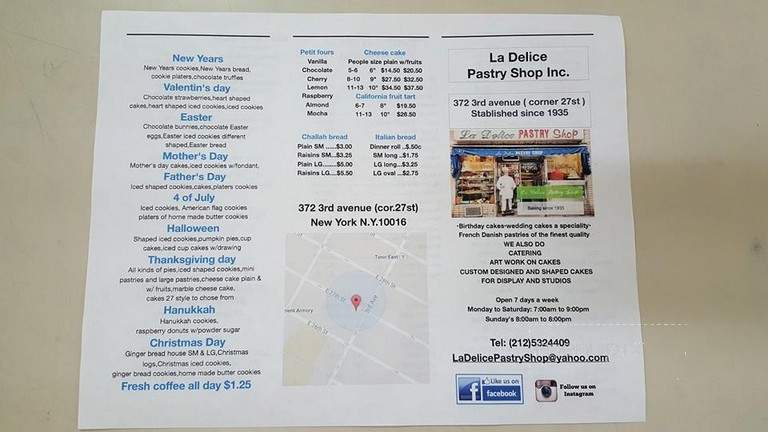 La Delice Pastry Shop - New York, NY