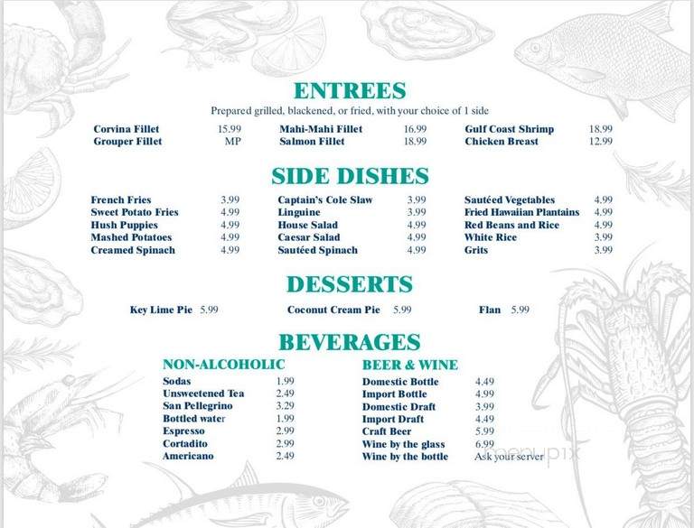 Captain Jim's Seafood - North Miami, FL menu_pic