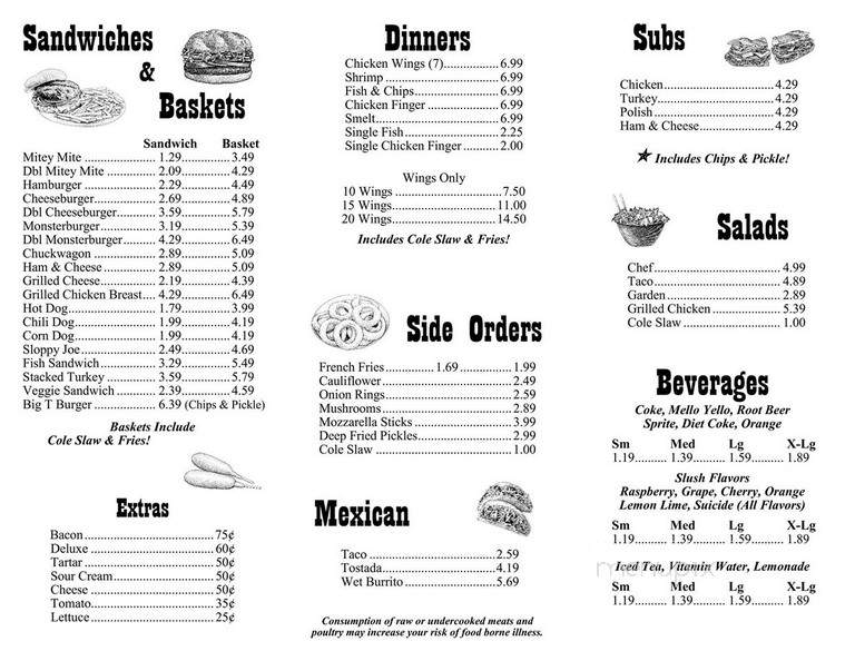 Dairy Depot - Reed City, MI menu_pic
