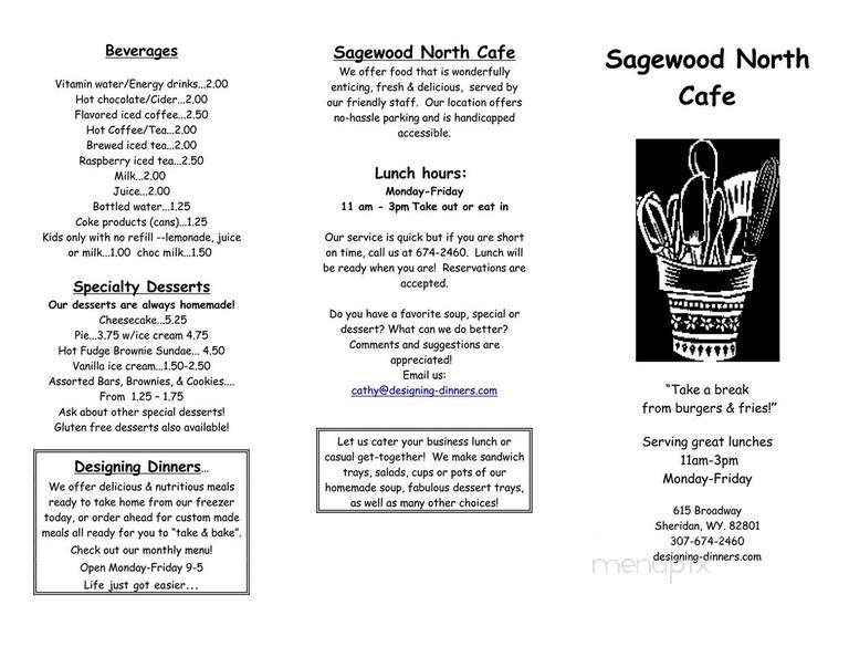 Sagewood North Cafe - Sheridan, WY
