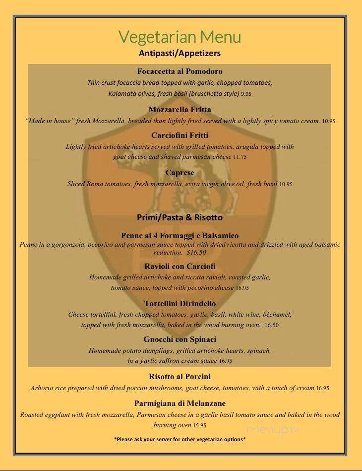 La Parolaccia Osteria Italiana - Claremont, CA menu_pic
