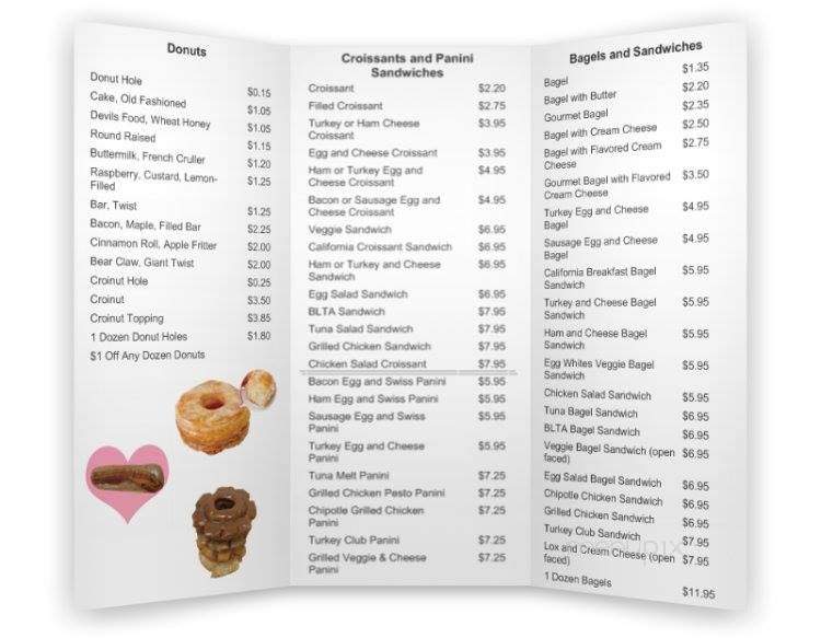 Donut Star - Long Beach, CA menu_pic