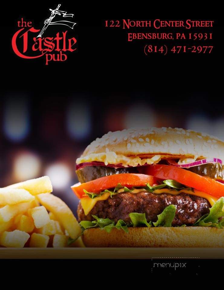 Castle Pub - Ebensburg, PA menu_pic
