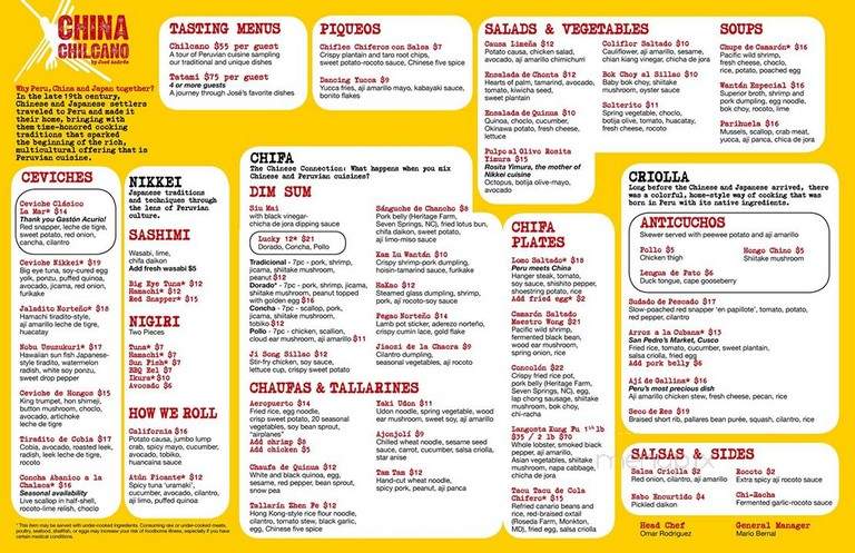 China Wok - Washington, DC menu_pic