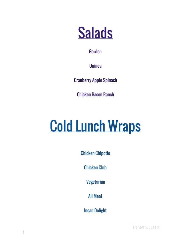 Kaleidoscope Coffee - Redding, CA menu_pic