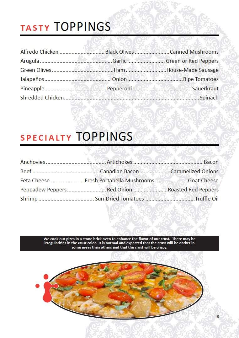 Tony's La Pizzeria - Cedar Falls, IA menu_pic
