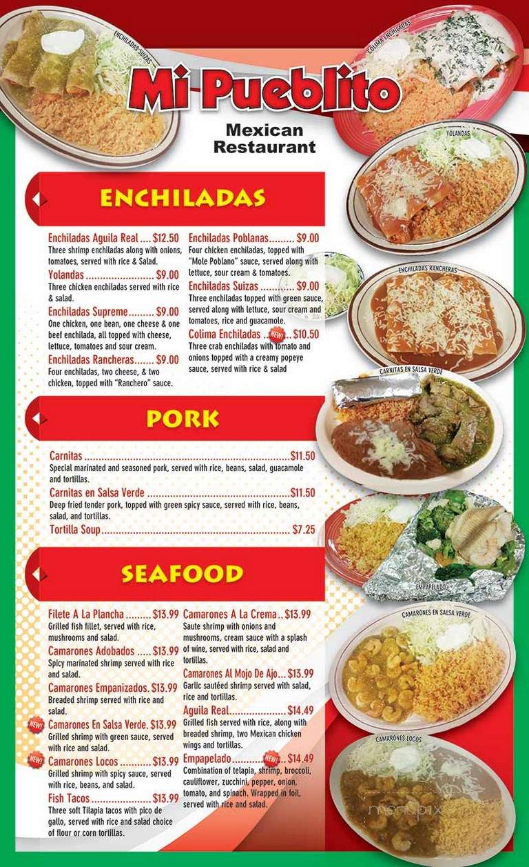 Mi Pueblito - Winterset, IA menu_pic
