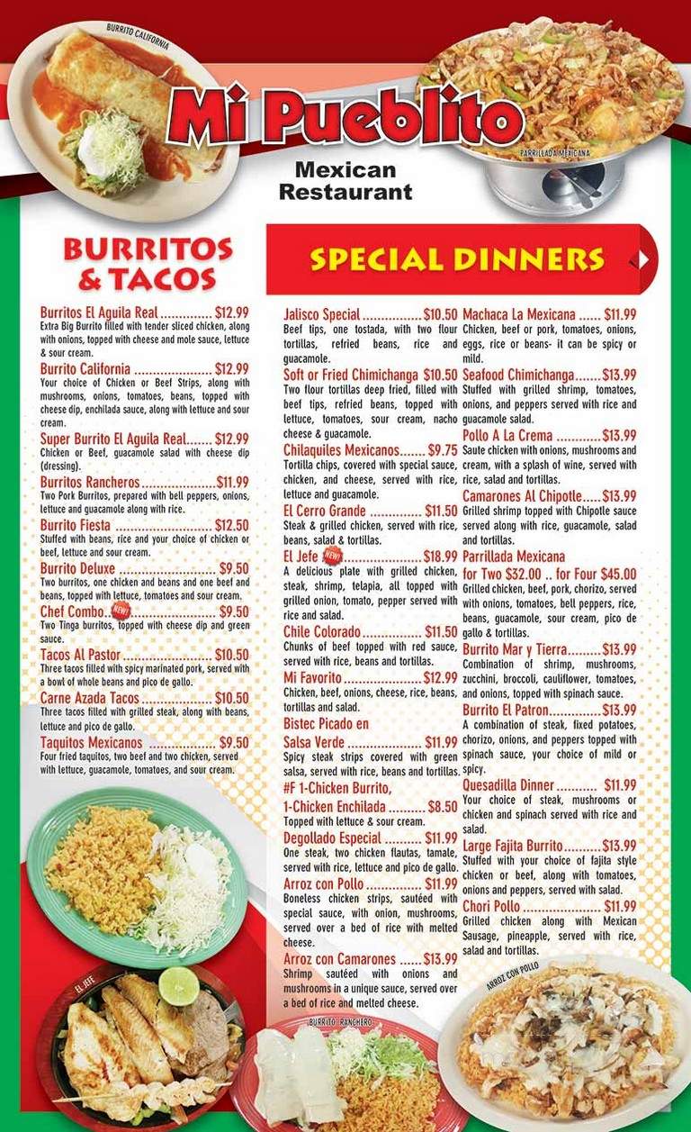 Mi Pueblito - Winterset, IA menu_pic