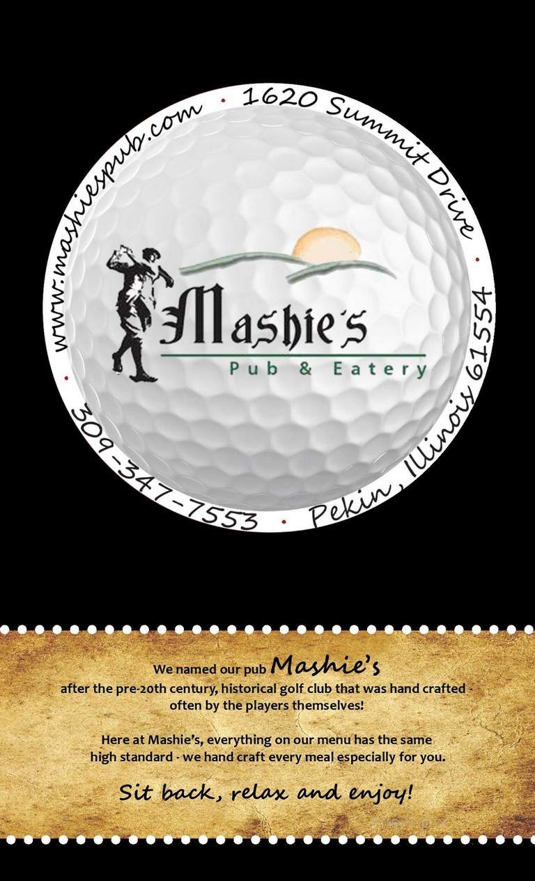 Mashie's Pub Eatery - Pekin, IL menu_pic