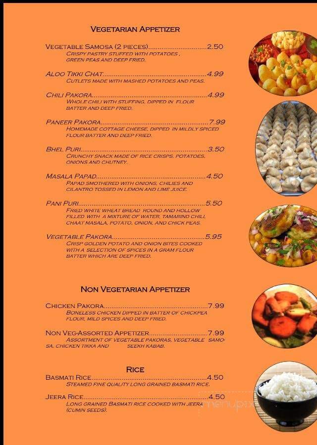 Sharma's Kitchen - Lafayette, IN menu_pic