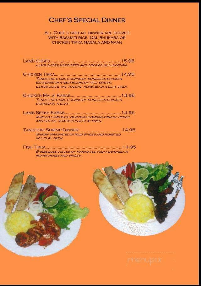 Sharma's Kitchen - Lafayette, IN menu_pic