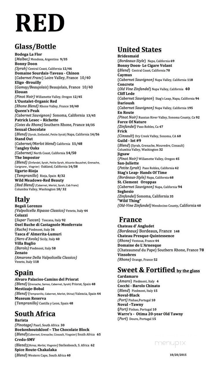 cork Wine Pub - Pleasant Ridge, MI menu_pic